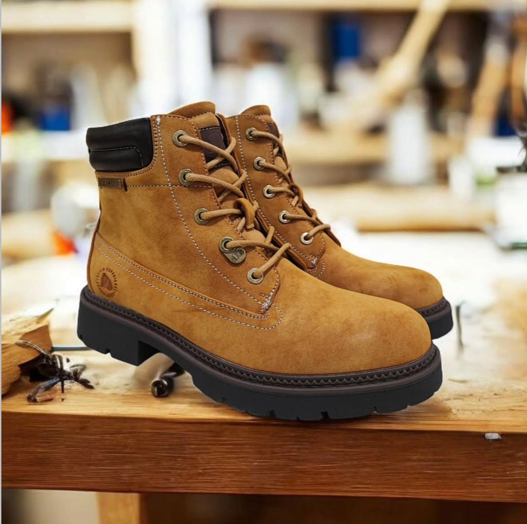 Men's Mountain Boot with Side Zip - Warm & Comfortable